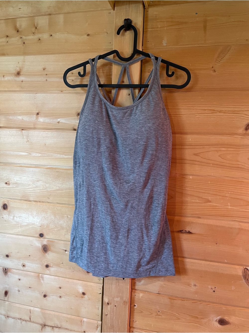 Women’s GapFit Grey Strappy Tank Top